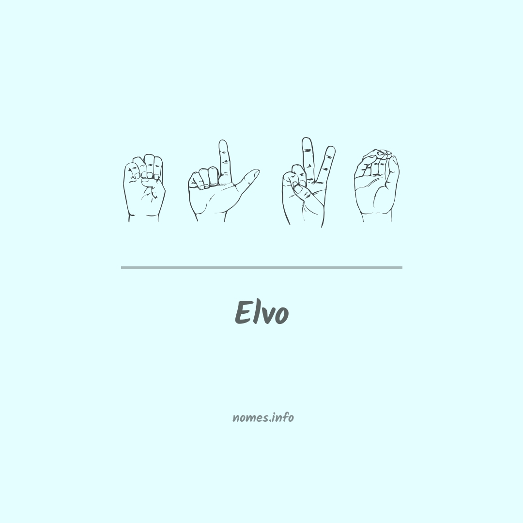 Elvo em Libras