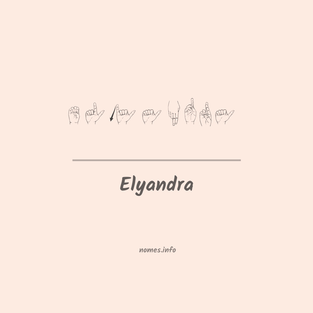 Elyandra em Libras