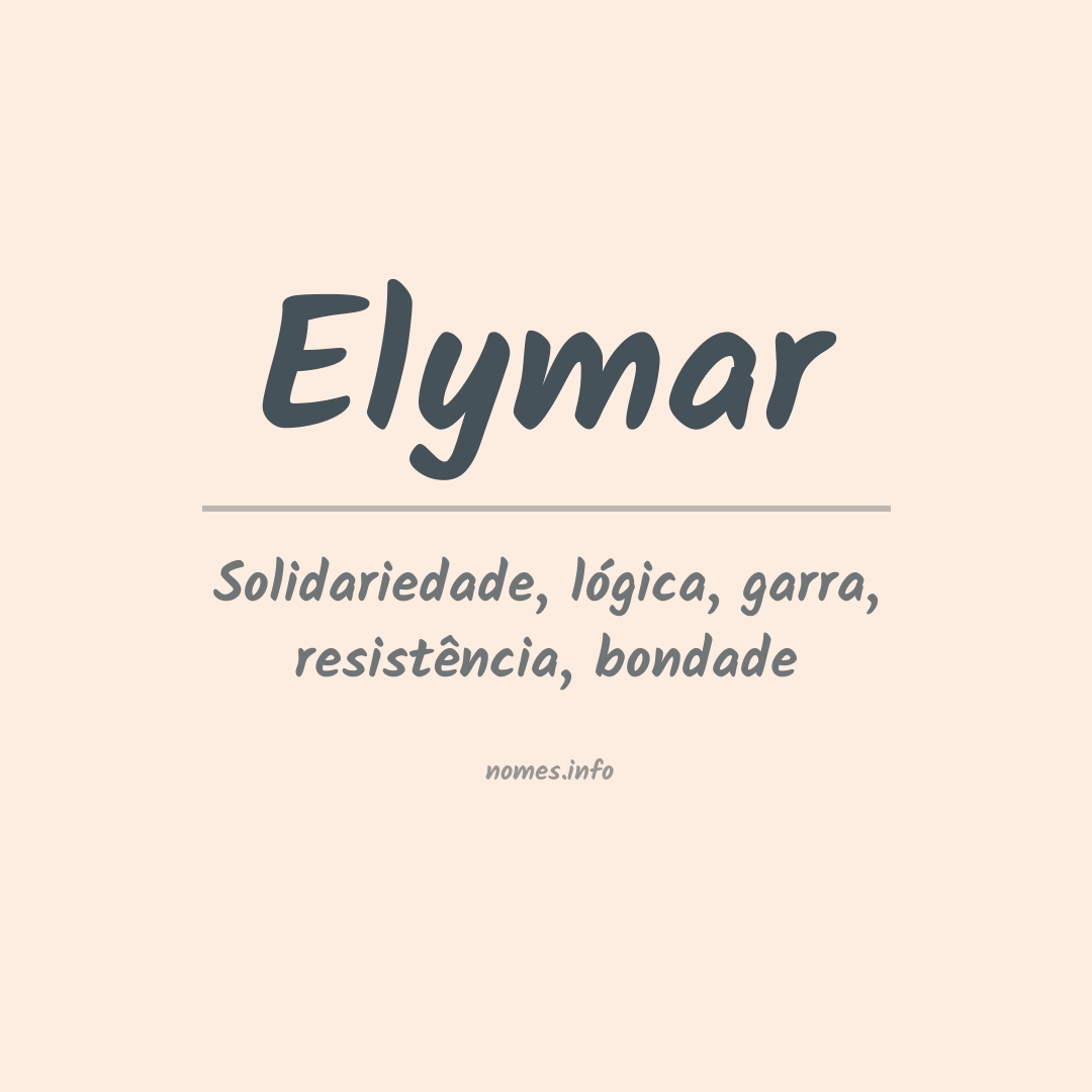 Significado do nome Elymar