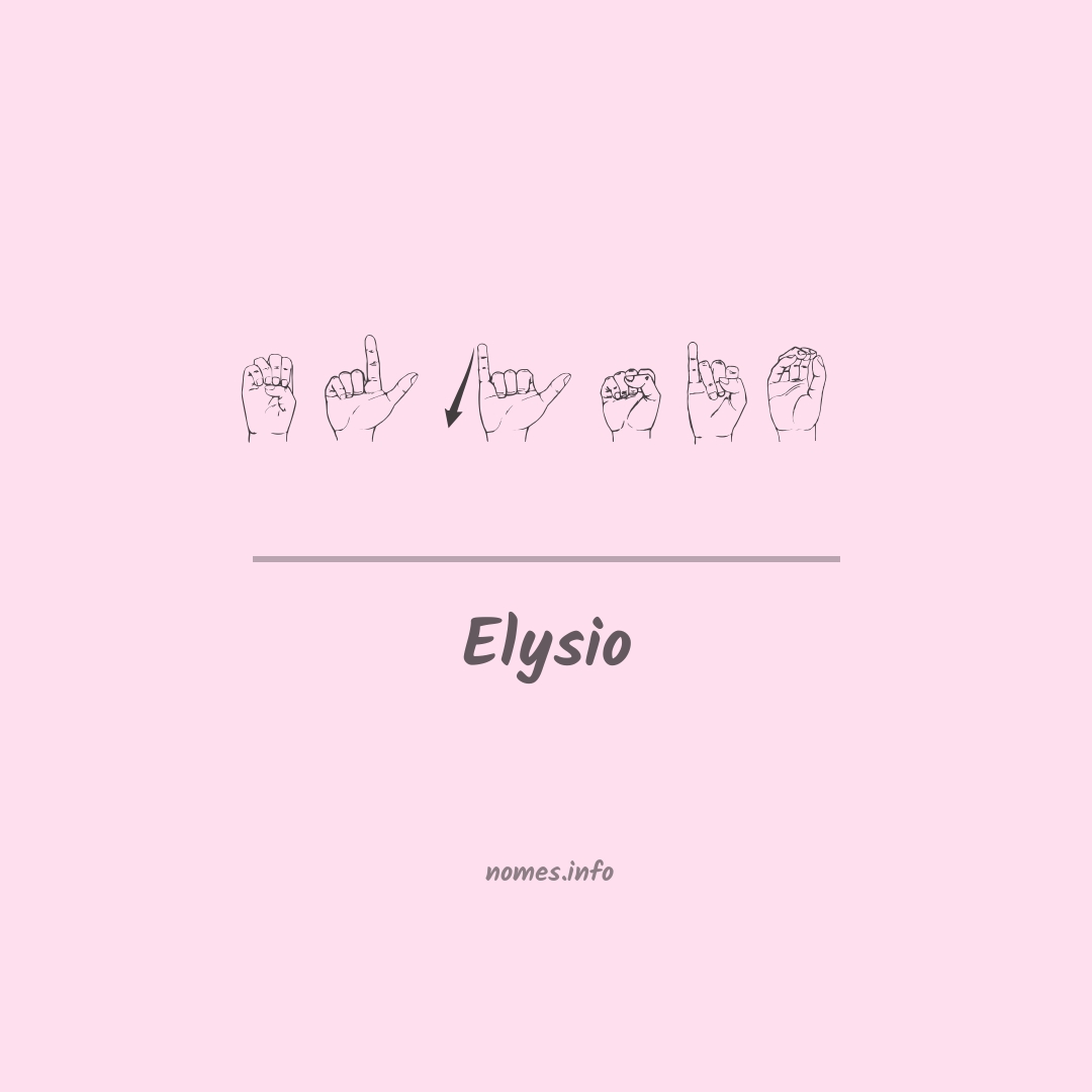 Elysio em Libras
