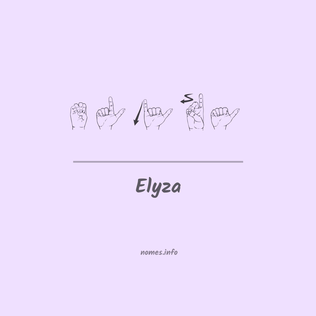 Elyza em Libras