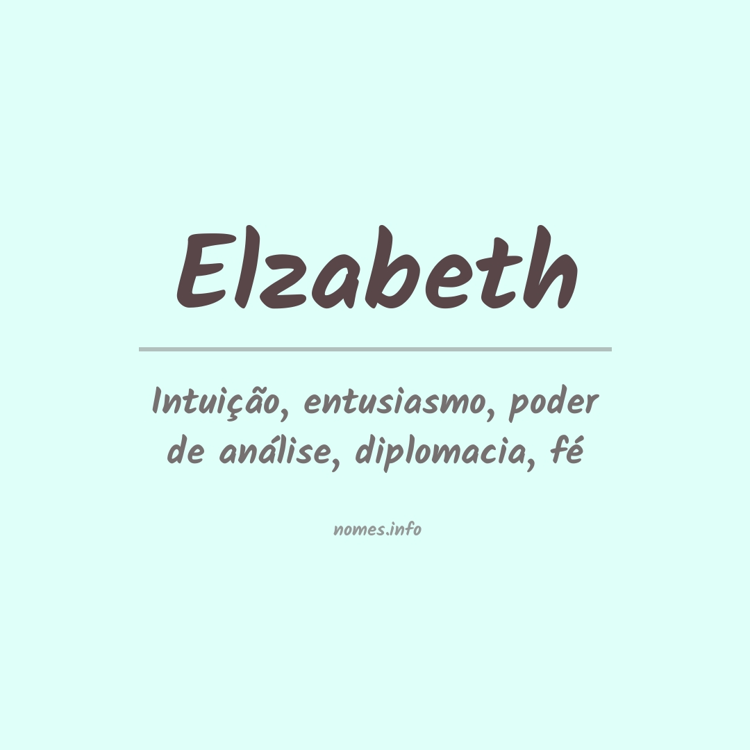 Significado do nome Elzabeth