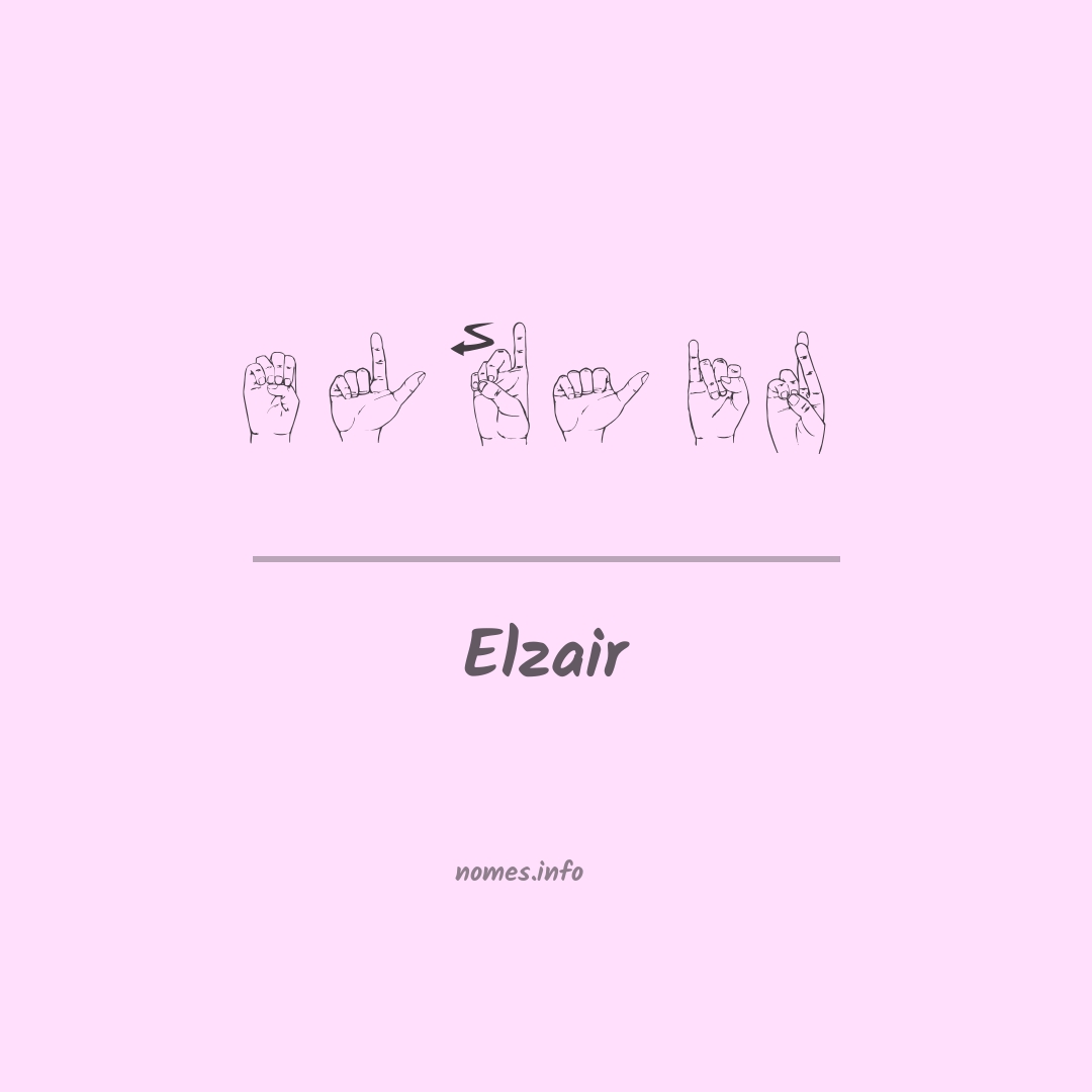 Elzair em Libras