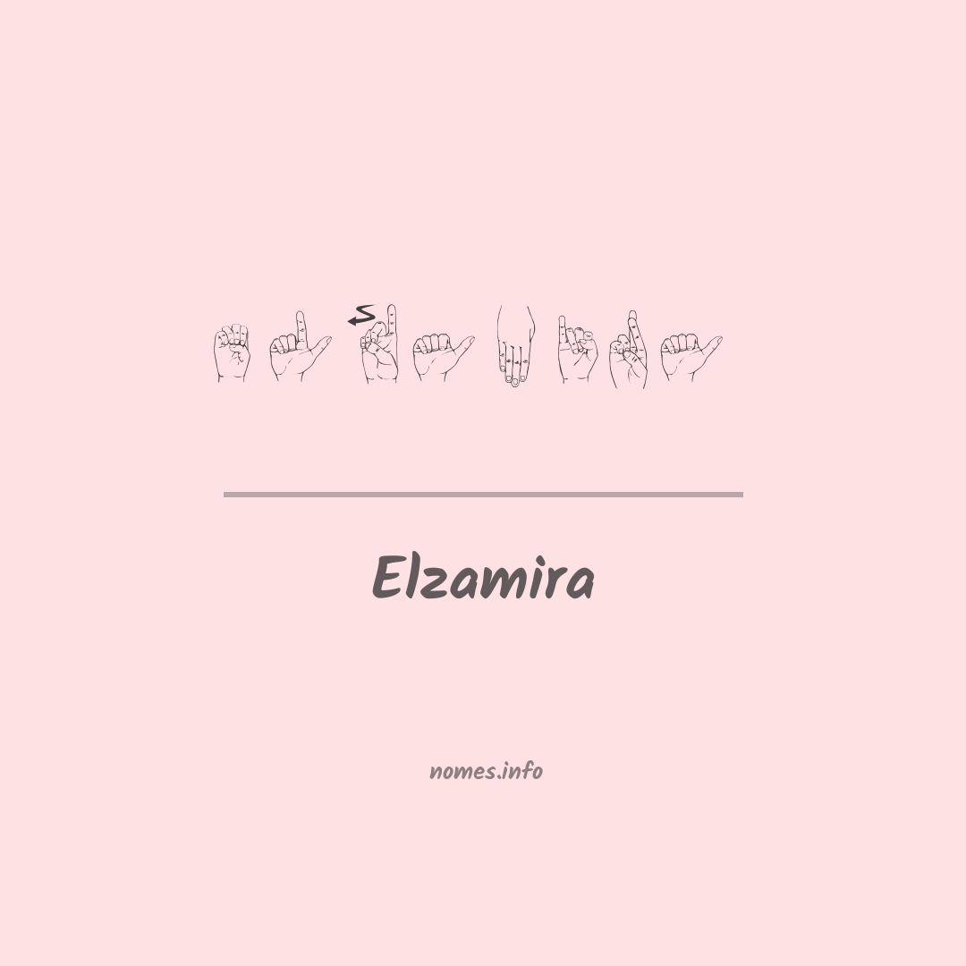 Elzamira em Libras