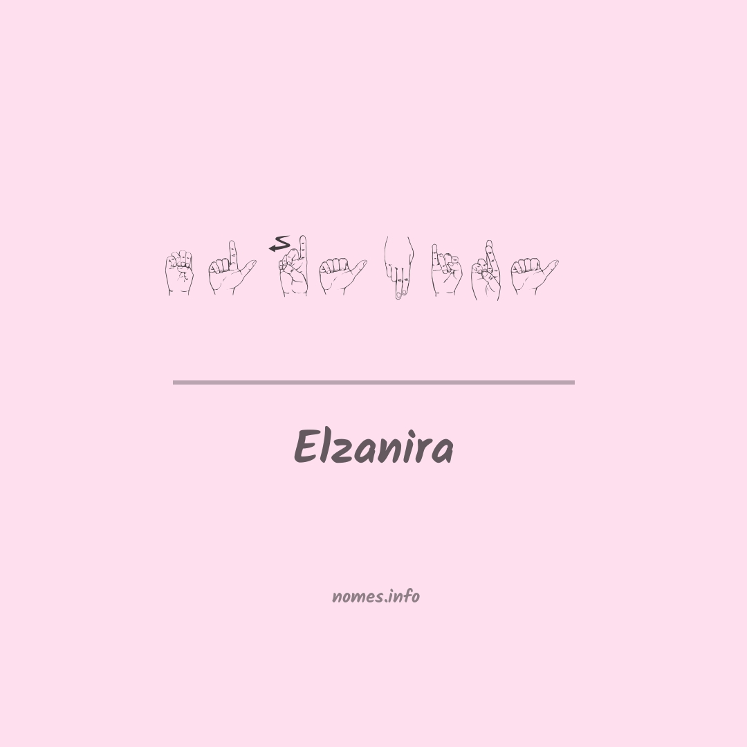 Elzanira em Libras