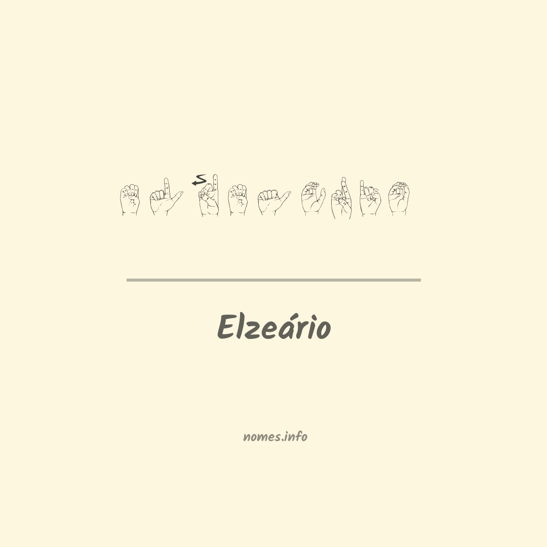 Elzeário em Libras