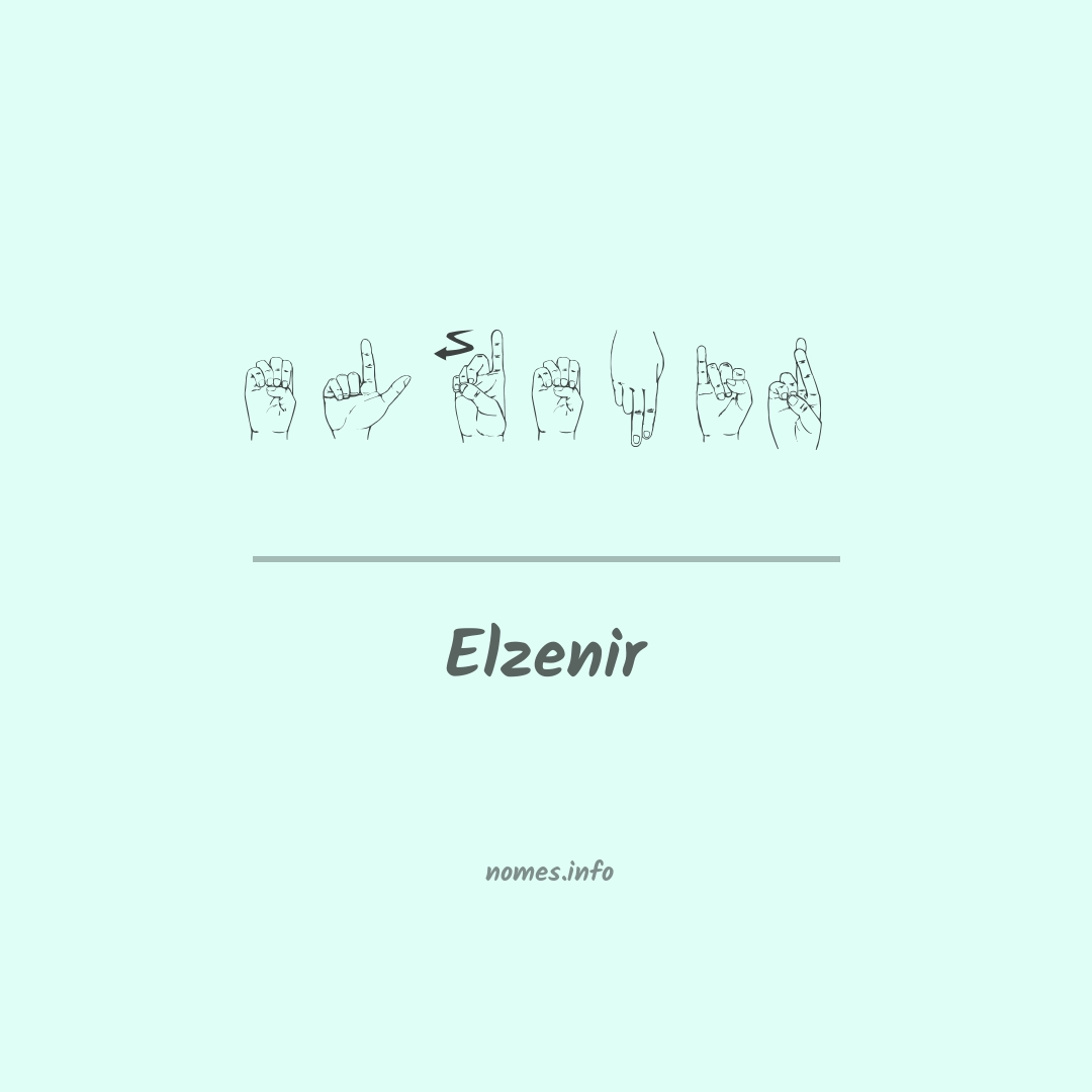 Elzenir em Libras