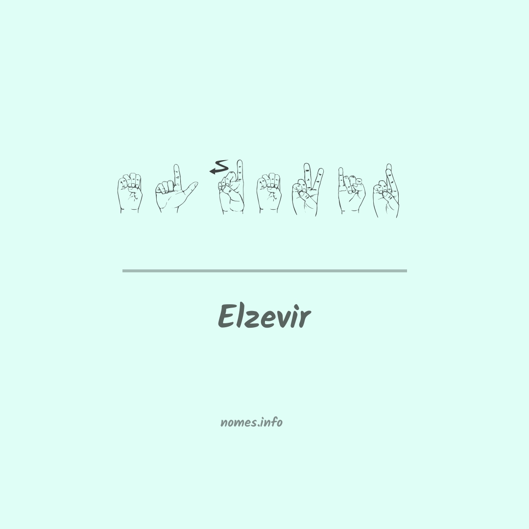 Elzevir em Libras