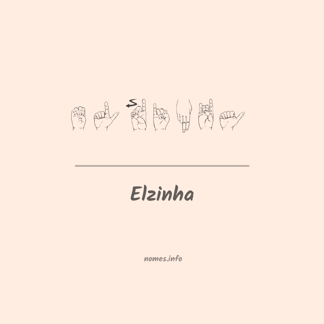 Elzinha em Libras