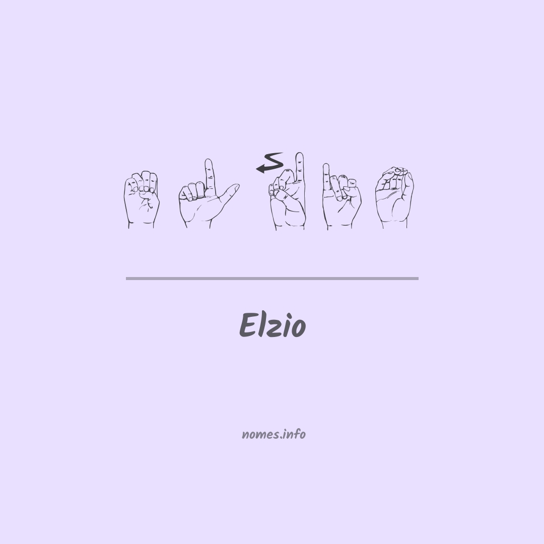 Elzio em Libras