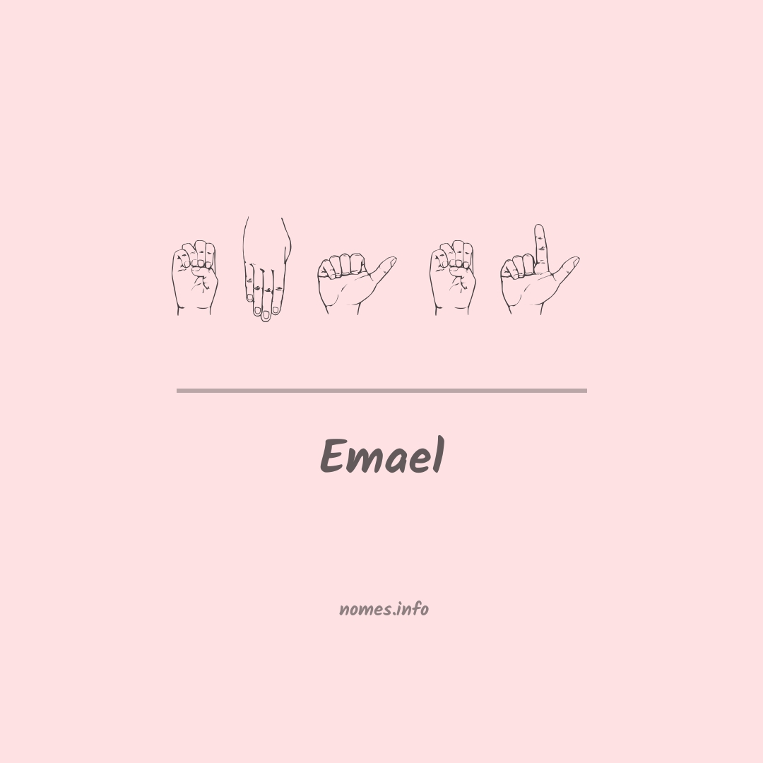 Emael em Libras