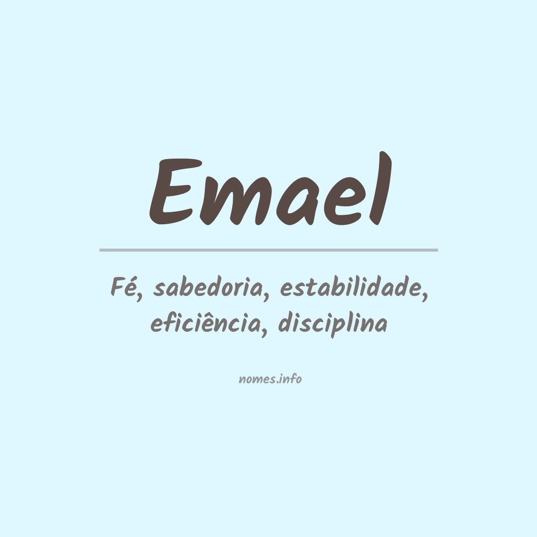 Significado do nome Emael