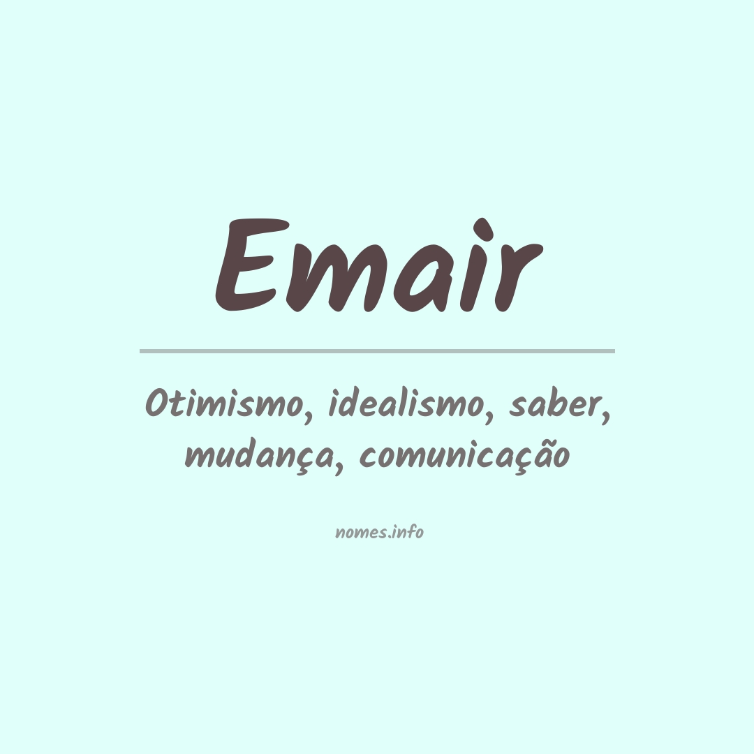 Significado do nome Emair