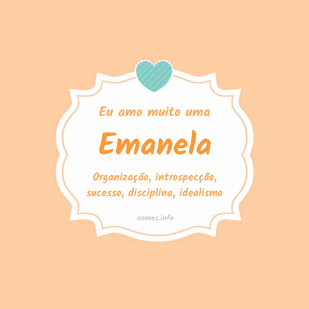 Eu amo muito Emanela