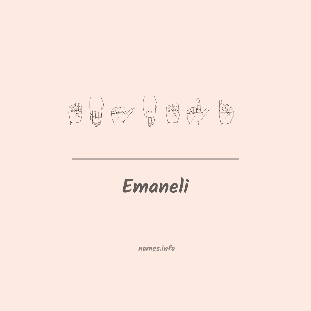 Emaneli em Libras