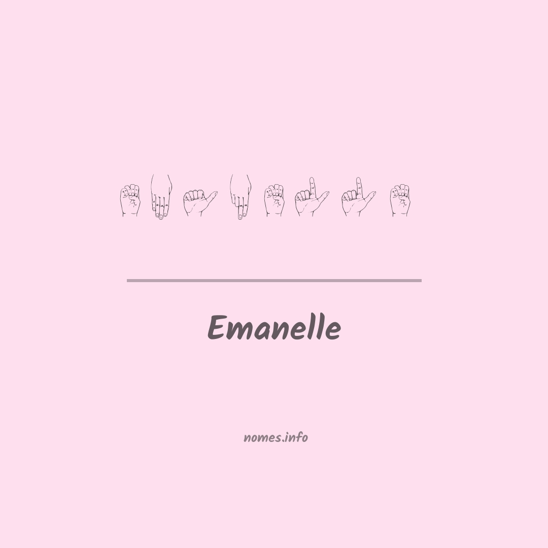 Emanelle em Libras