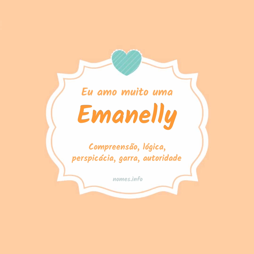 Eu amo muito Emanelly