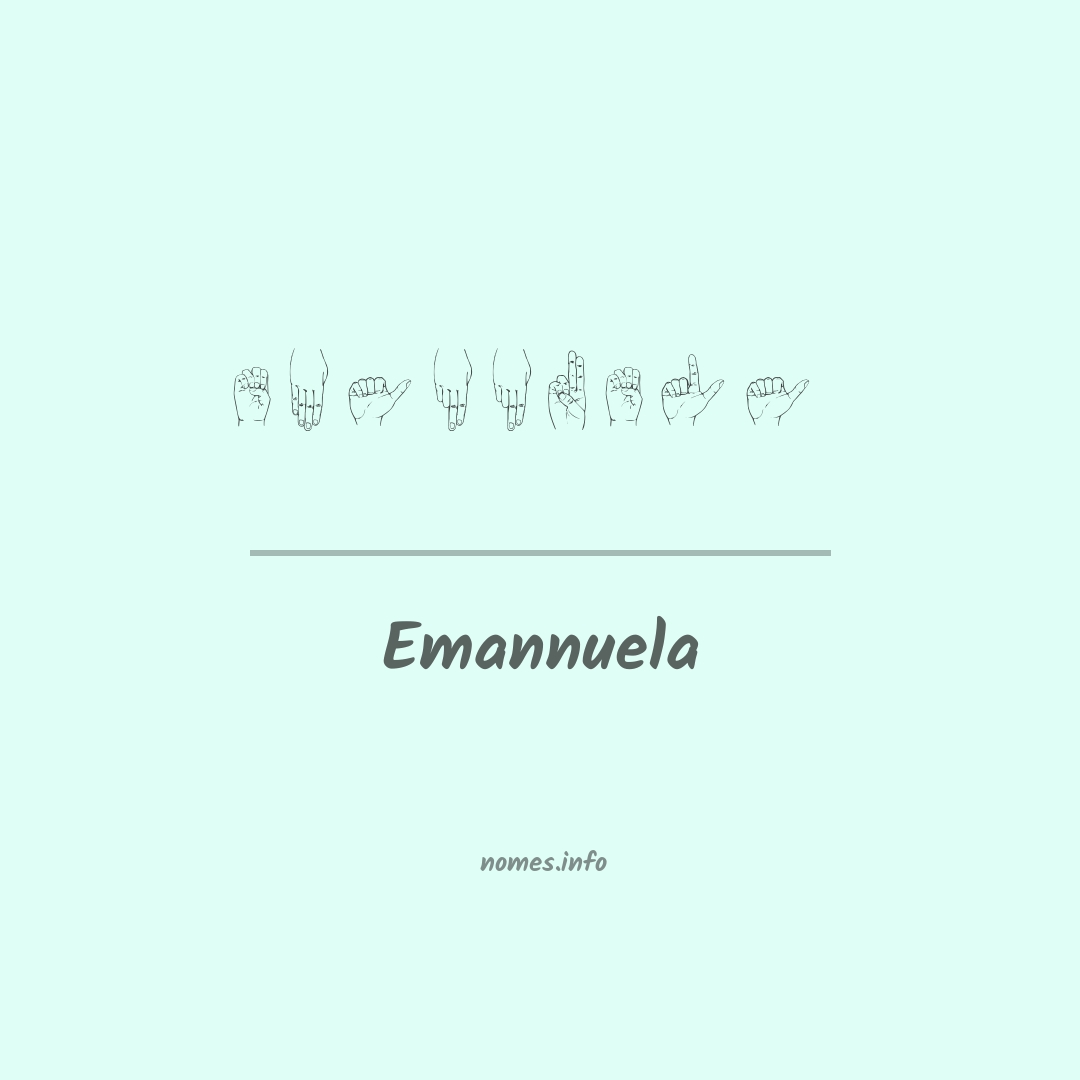 Emannuela em Libras