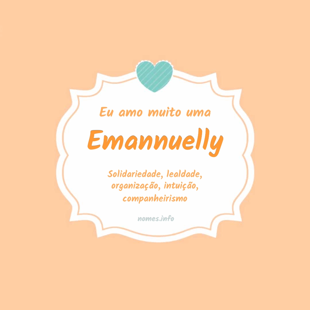 Eu amo muito Emannuelly