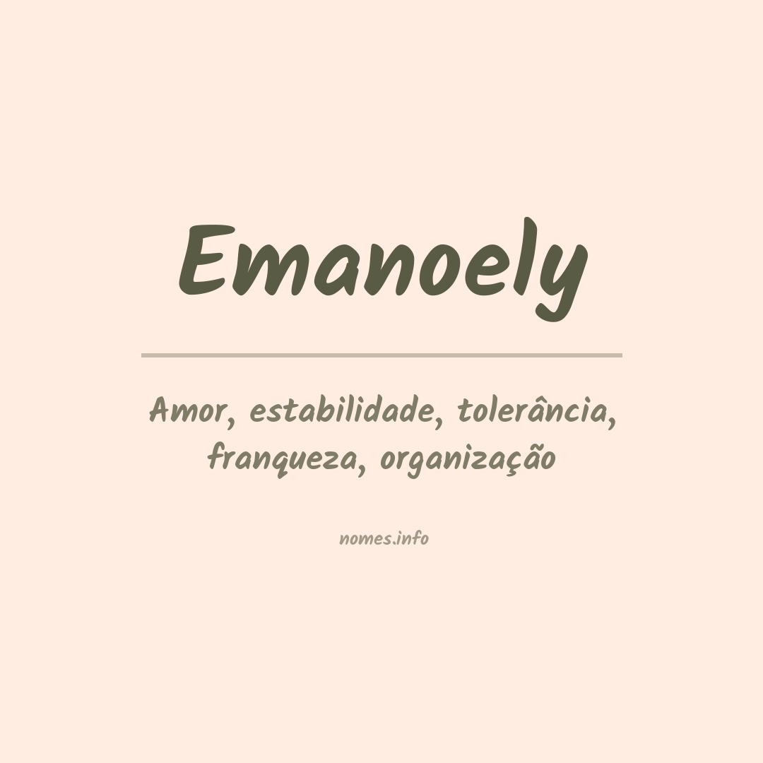 Significado do nome Emanoely