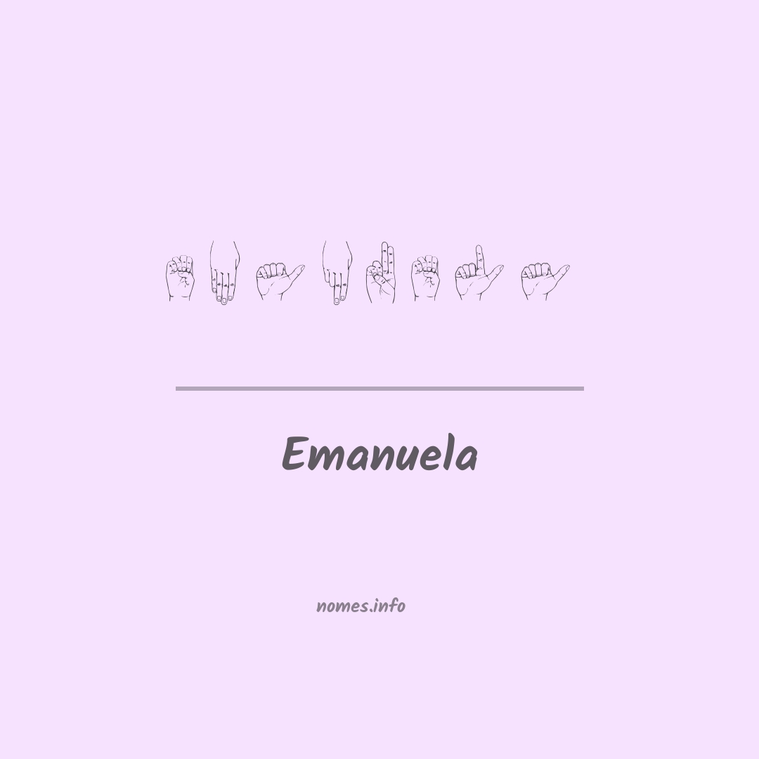Emanuela em Libras