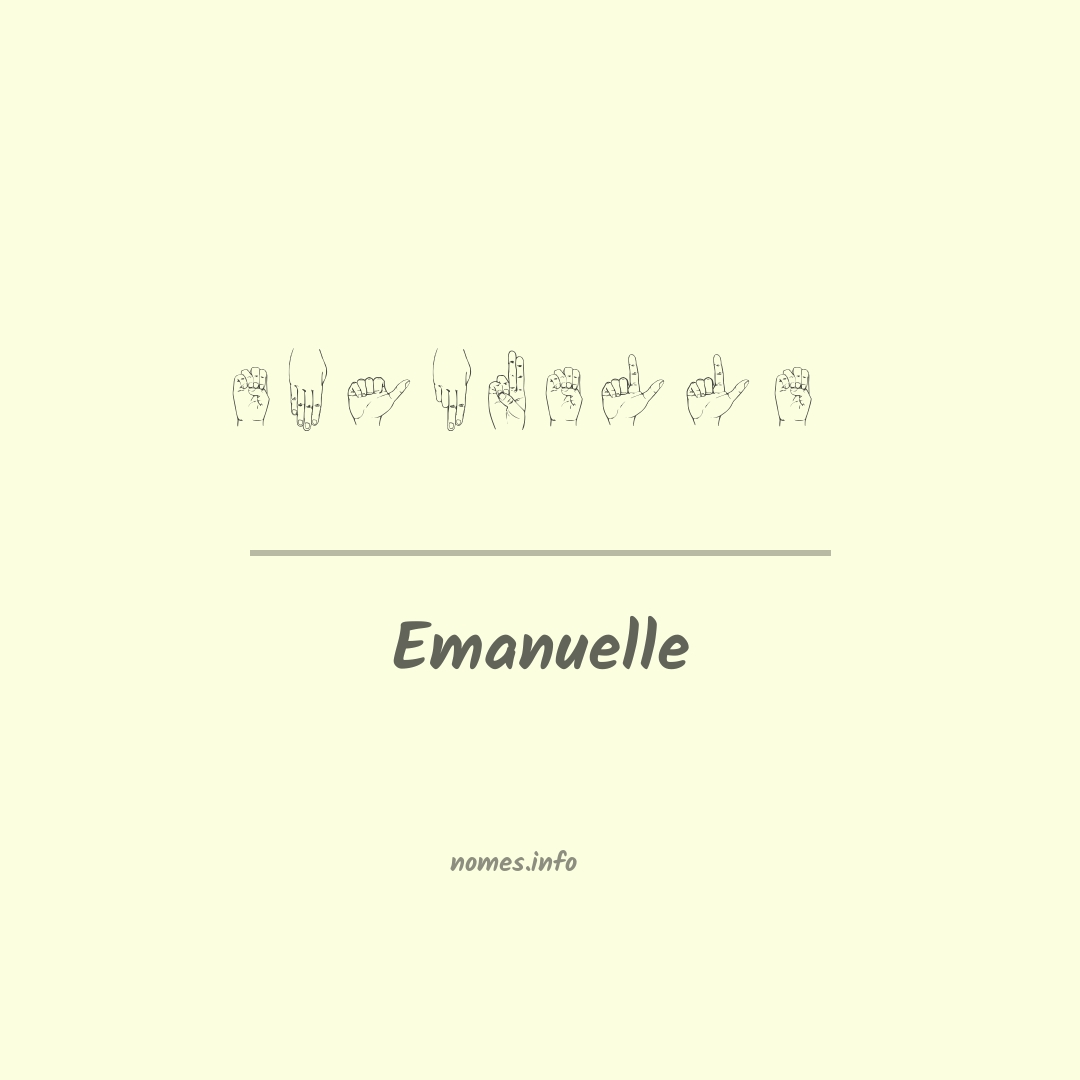Emanuelle em Libras