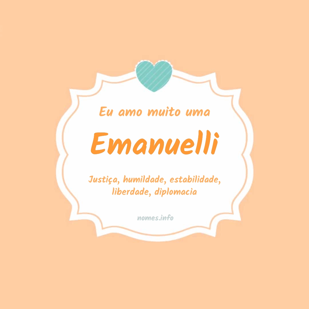 Eu amo muito Emanuelli