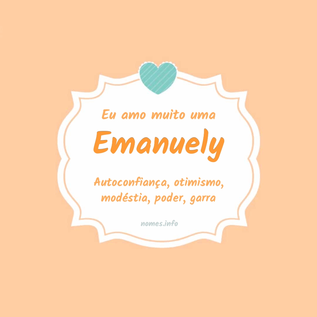 Eu amo muito Emanuely
