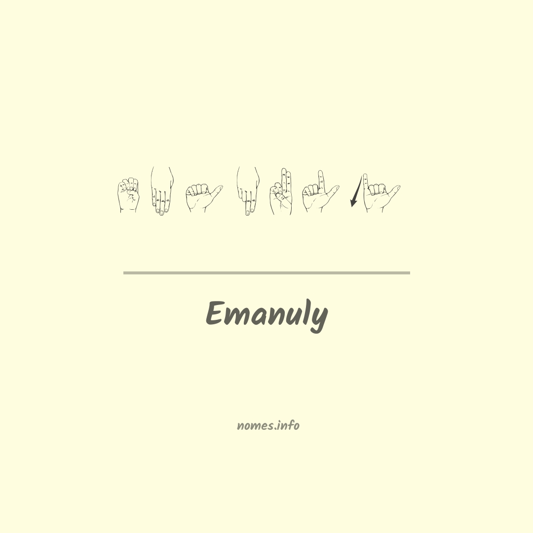 Emanuly em Libras