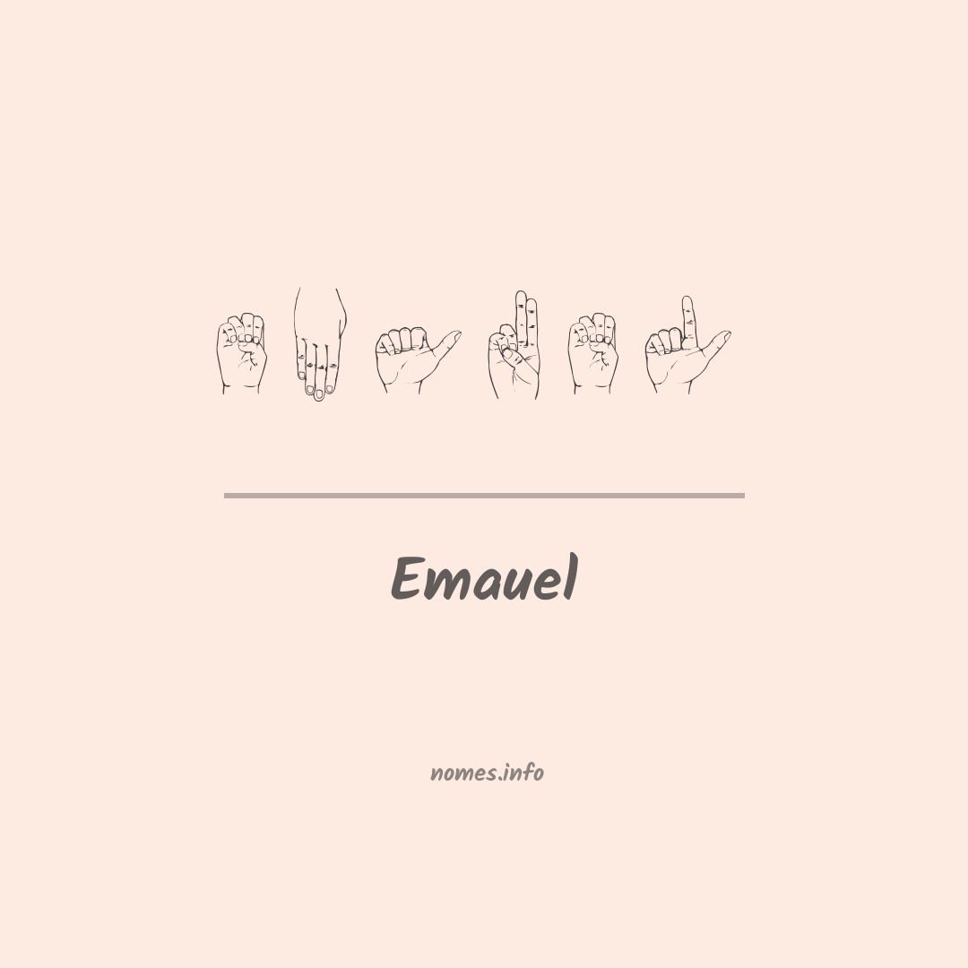 Emauel em Libras