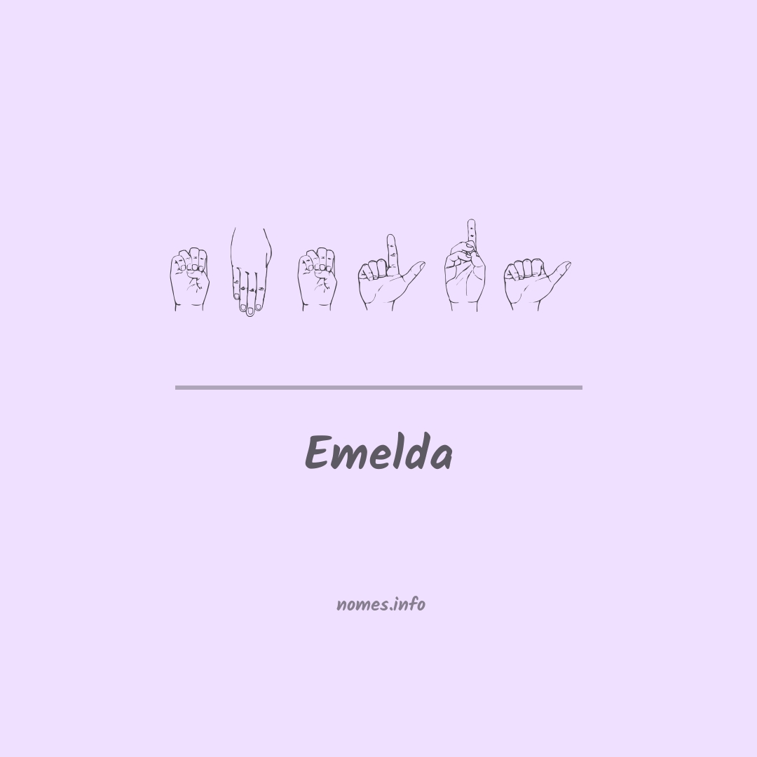 Emelda em Libras