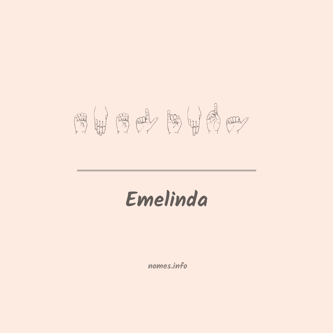 Emelinda em Libras