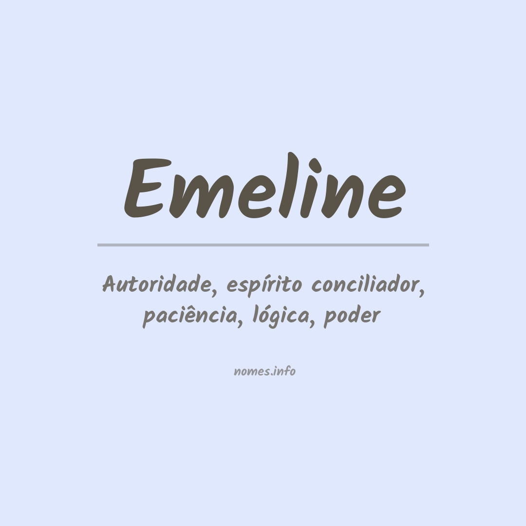 Significado do nome Emeline