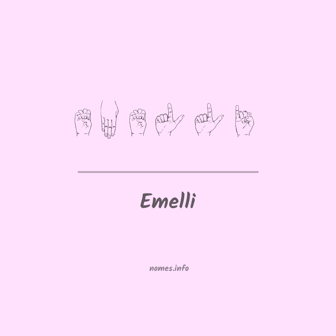 Emelli em Libras