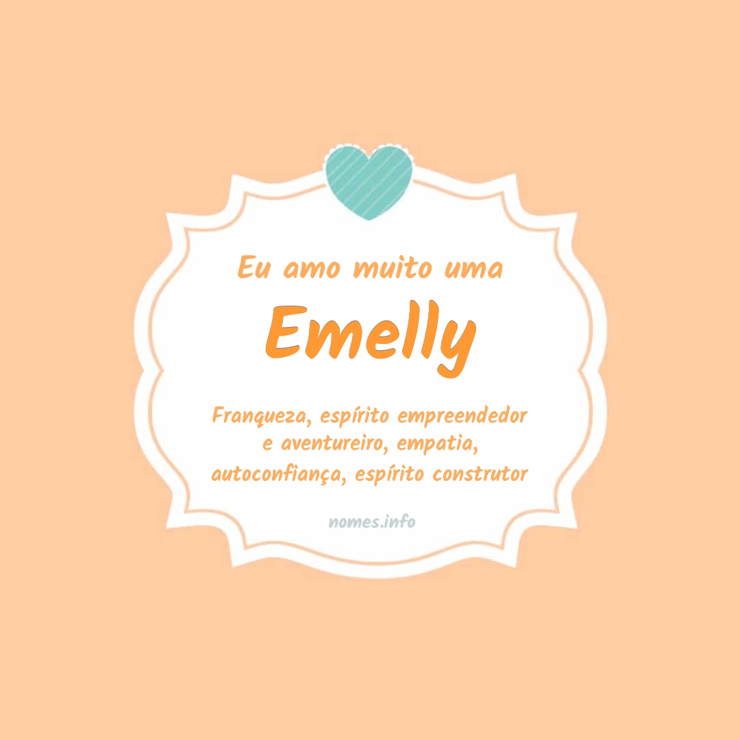 Eu amo muito Emelly