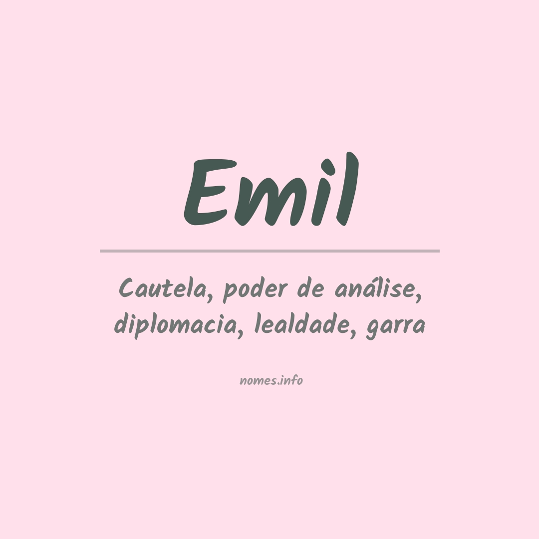 Significado do nome Emil