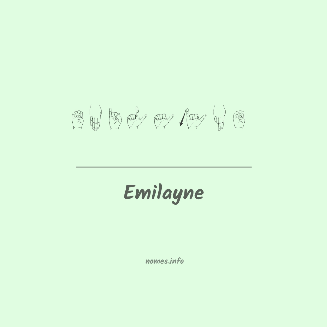 Emilayne em Libras