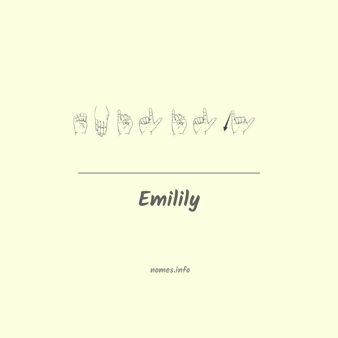 Emilily em Libras