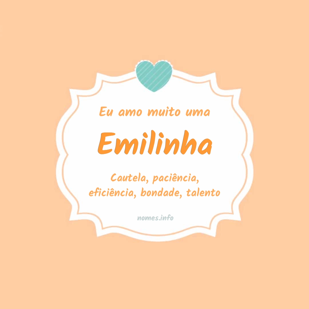 Eu amo muito Emilinha