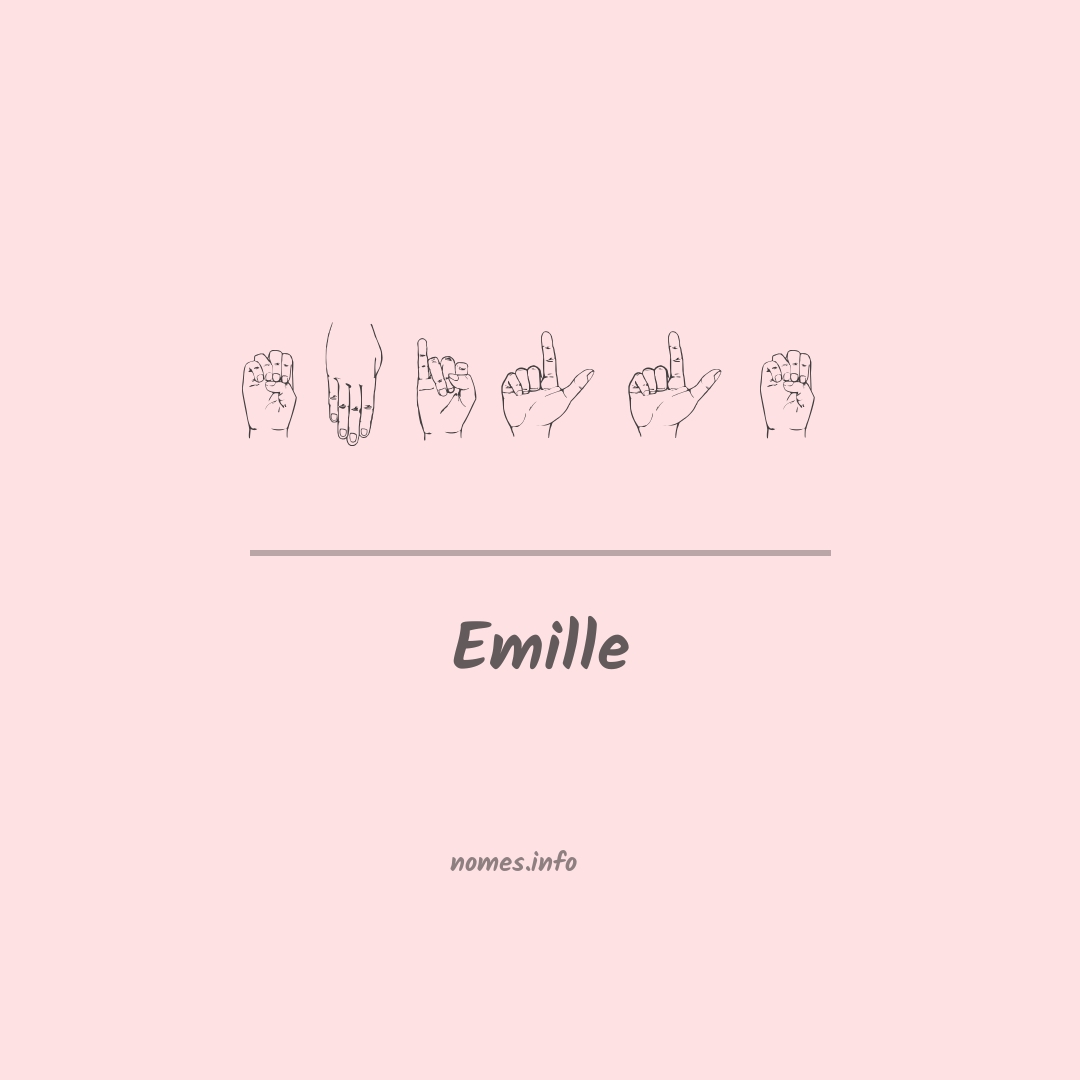Emille em Libras