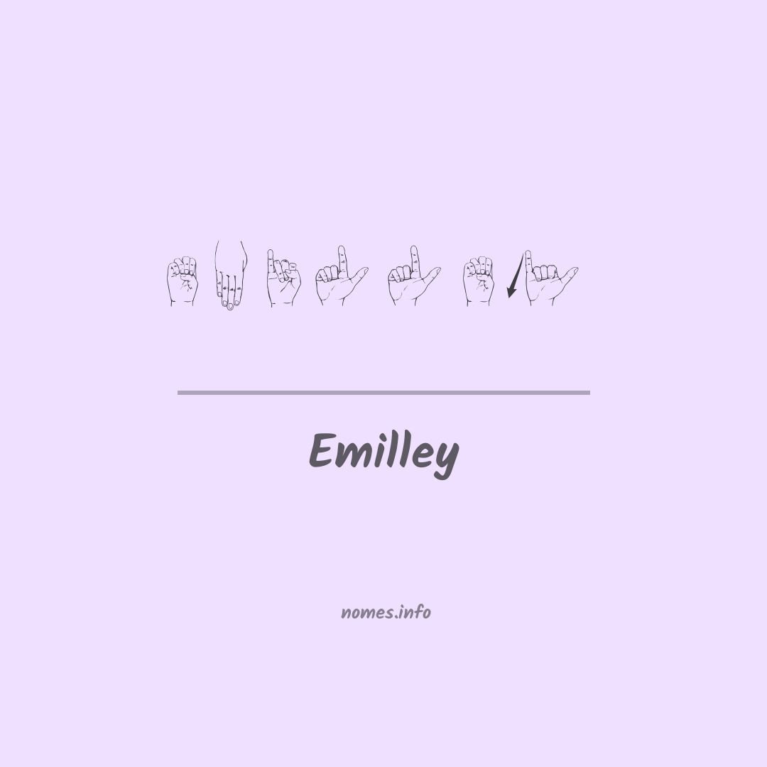 Emilley em Libras