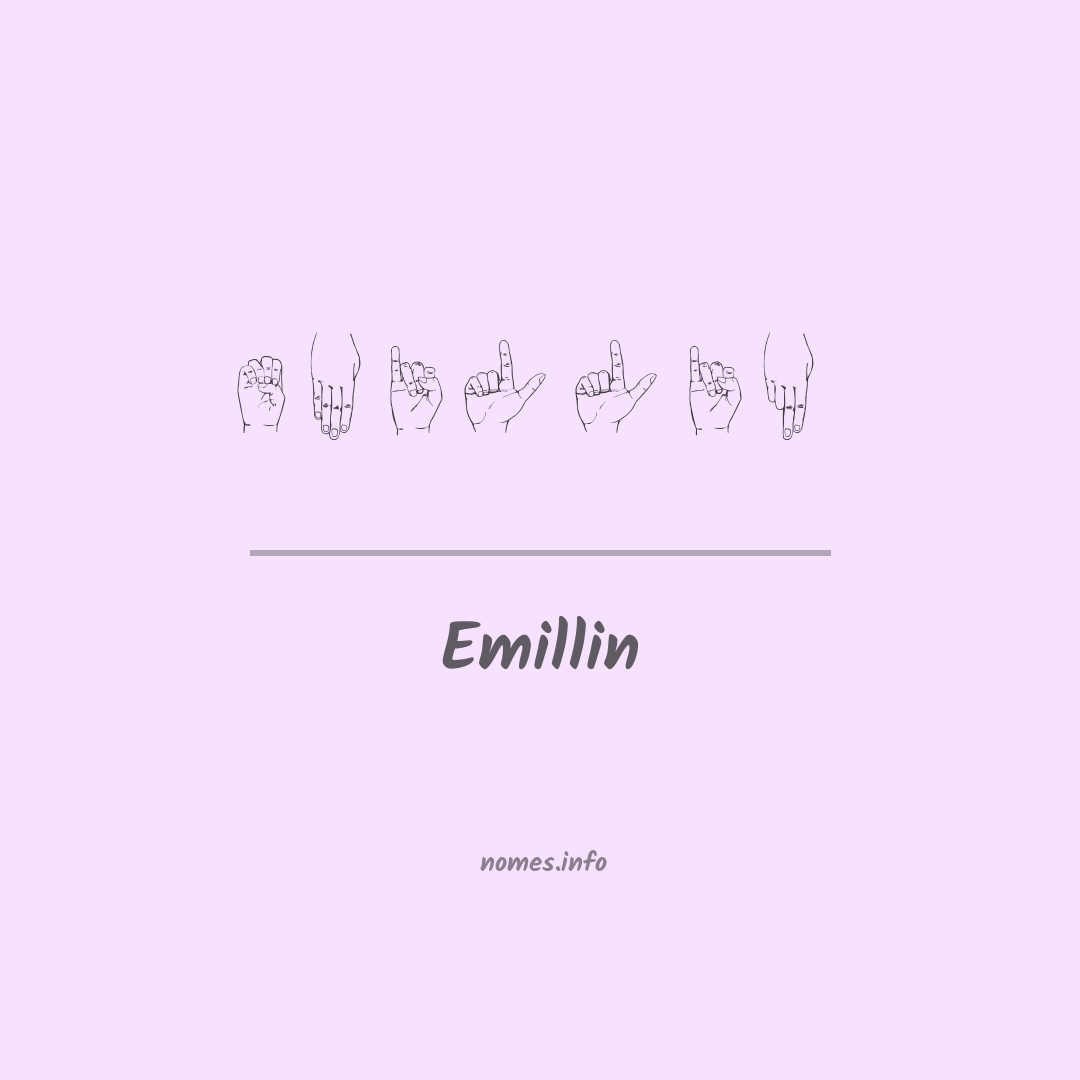Emillin em Libras