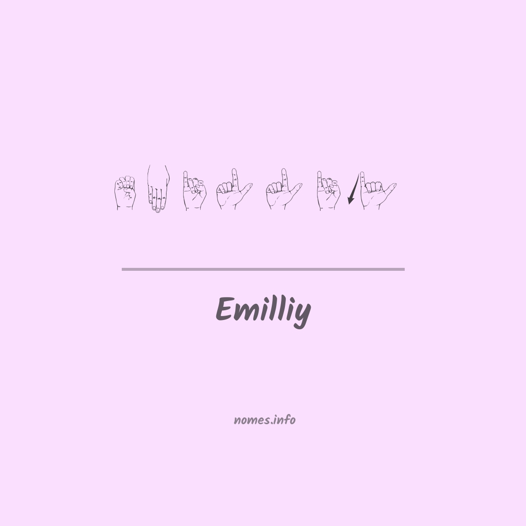 Emilliy em Libras