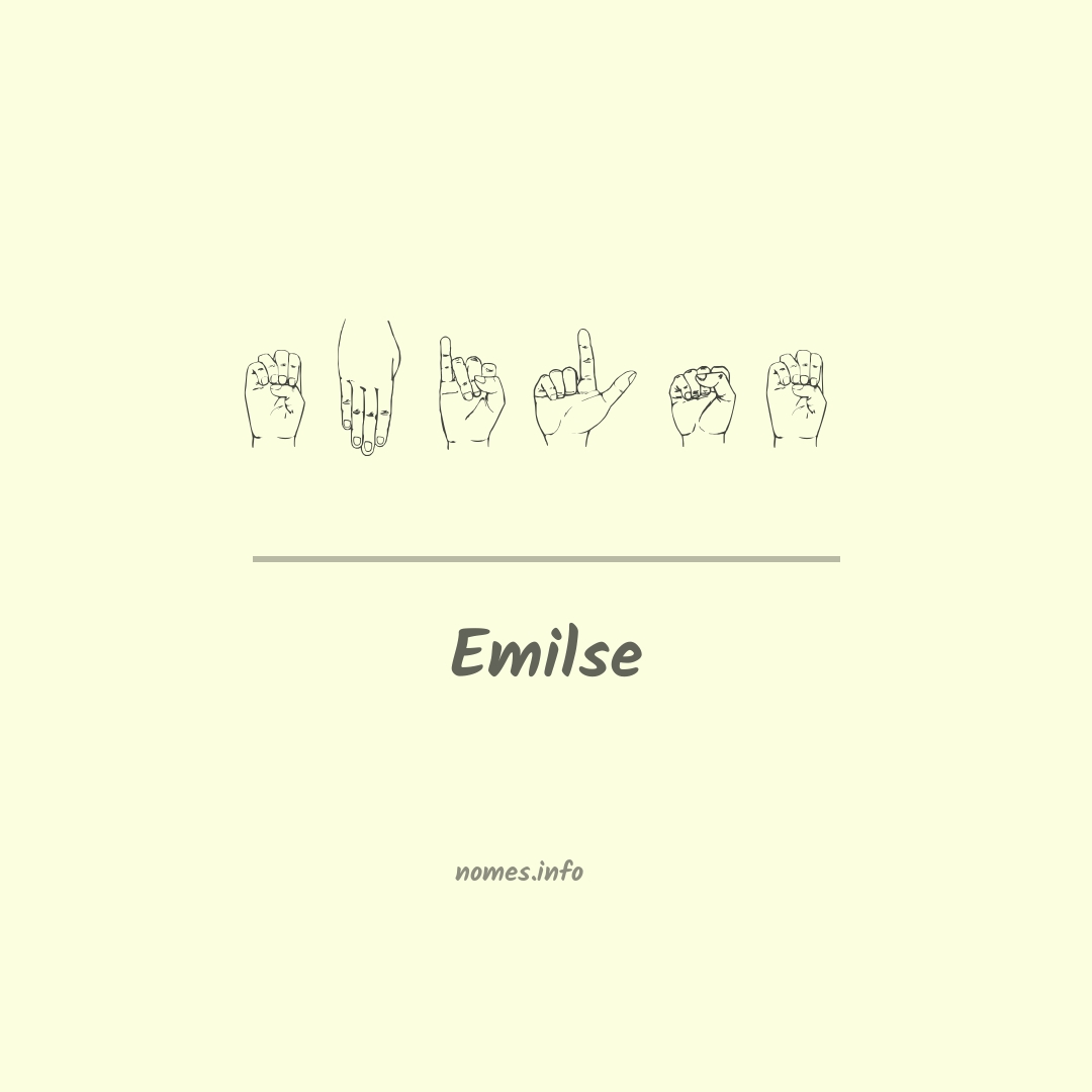 Emilse em Libras