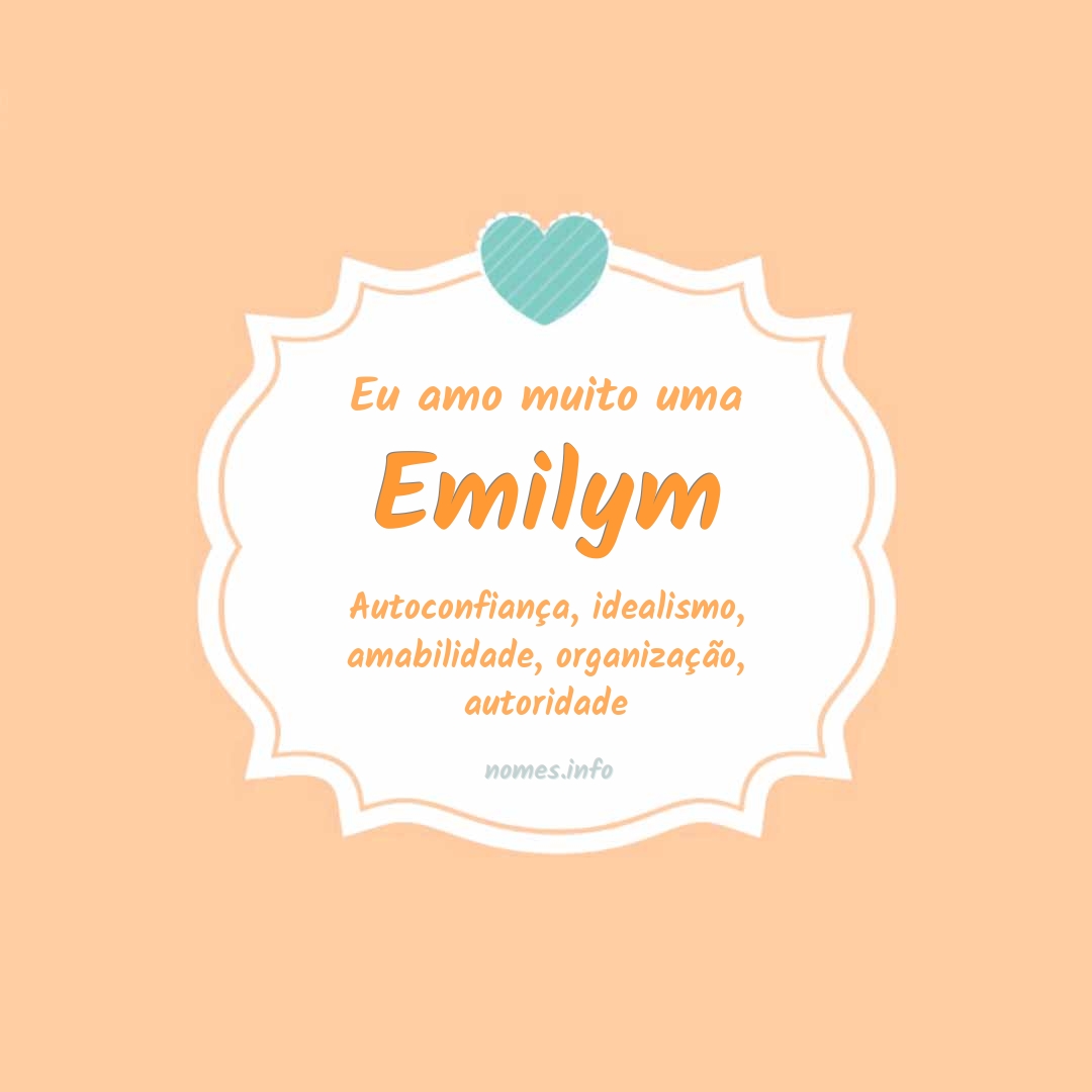 Eu amo muito Emilym