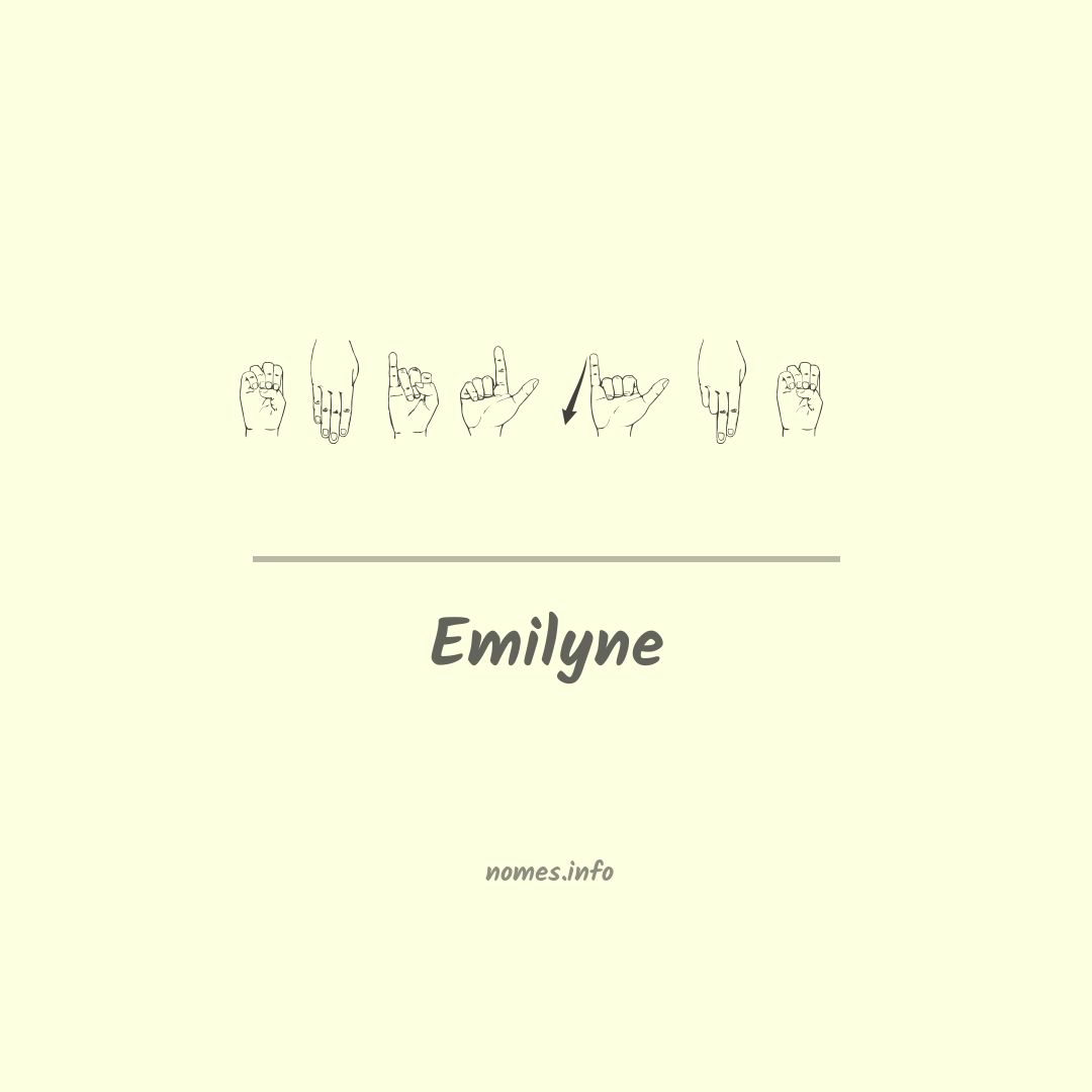 Emilyne em Libras