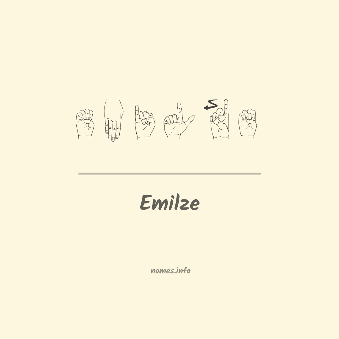 Emilze em Libras