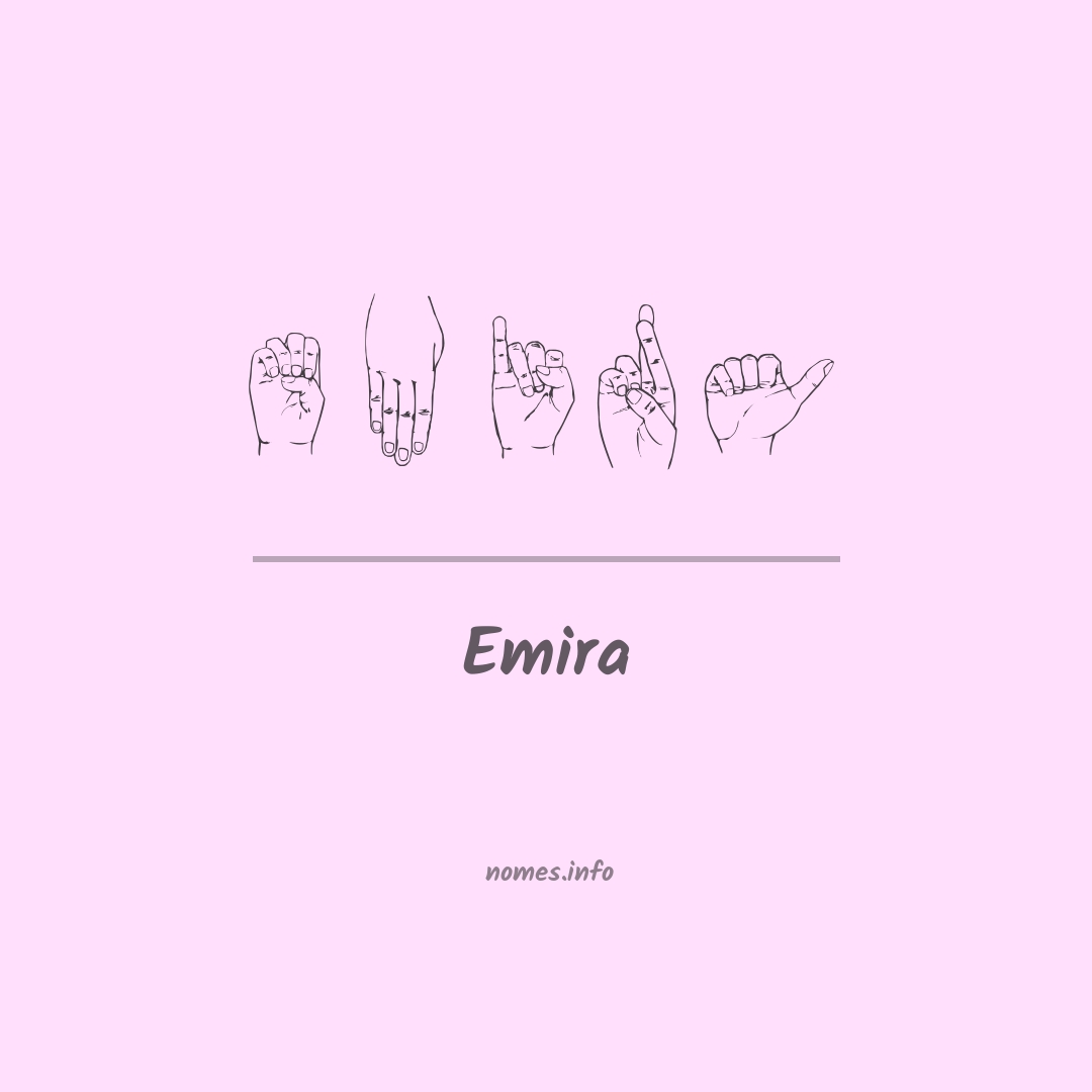 Emira em Libras