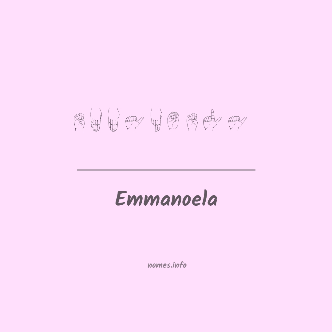 Emmanoela em Libras