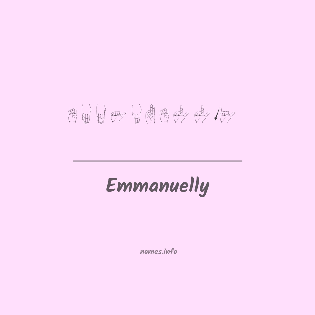 Emmanuelly em Libras